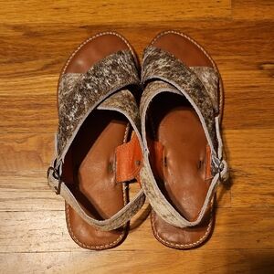 Cowhide Sandles Approx Size 11